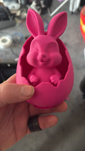 Easter Egg Bunny Figurine